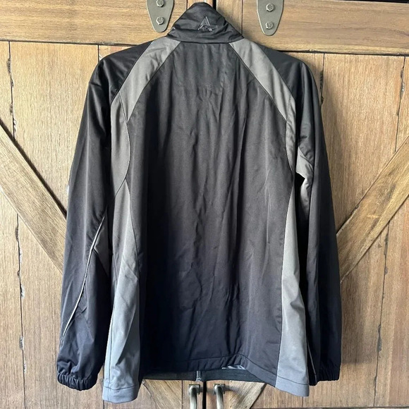 Antigua SF Giants Black/Grey Zip Up Windbreaker Size Large - Picture 2 of 5